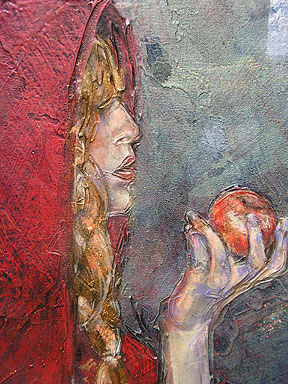 Apple detail by Mollie Kellogg