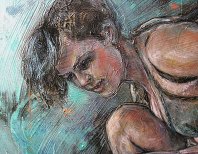 Disappearing Bird Trick detail by Mollie Kellogg