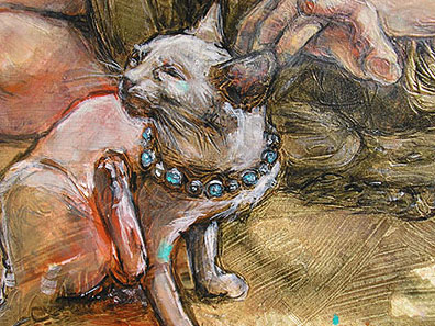 Butterflywoman Diaries III detail by Mollie Kellogg