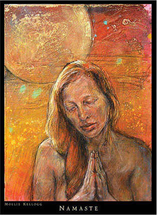 Namaste by Mollie Kellogg