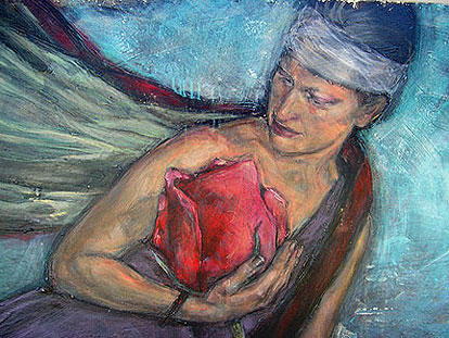 This Rose will Open detail by Mollie Kellogg