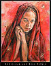 Red Cloak and Roses by Mollie Kellogg  SOLD