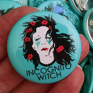 Button: Incognito Witch Logo